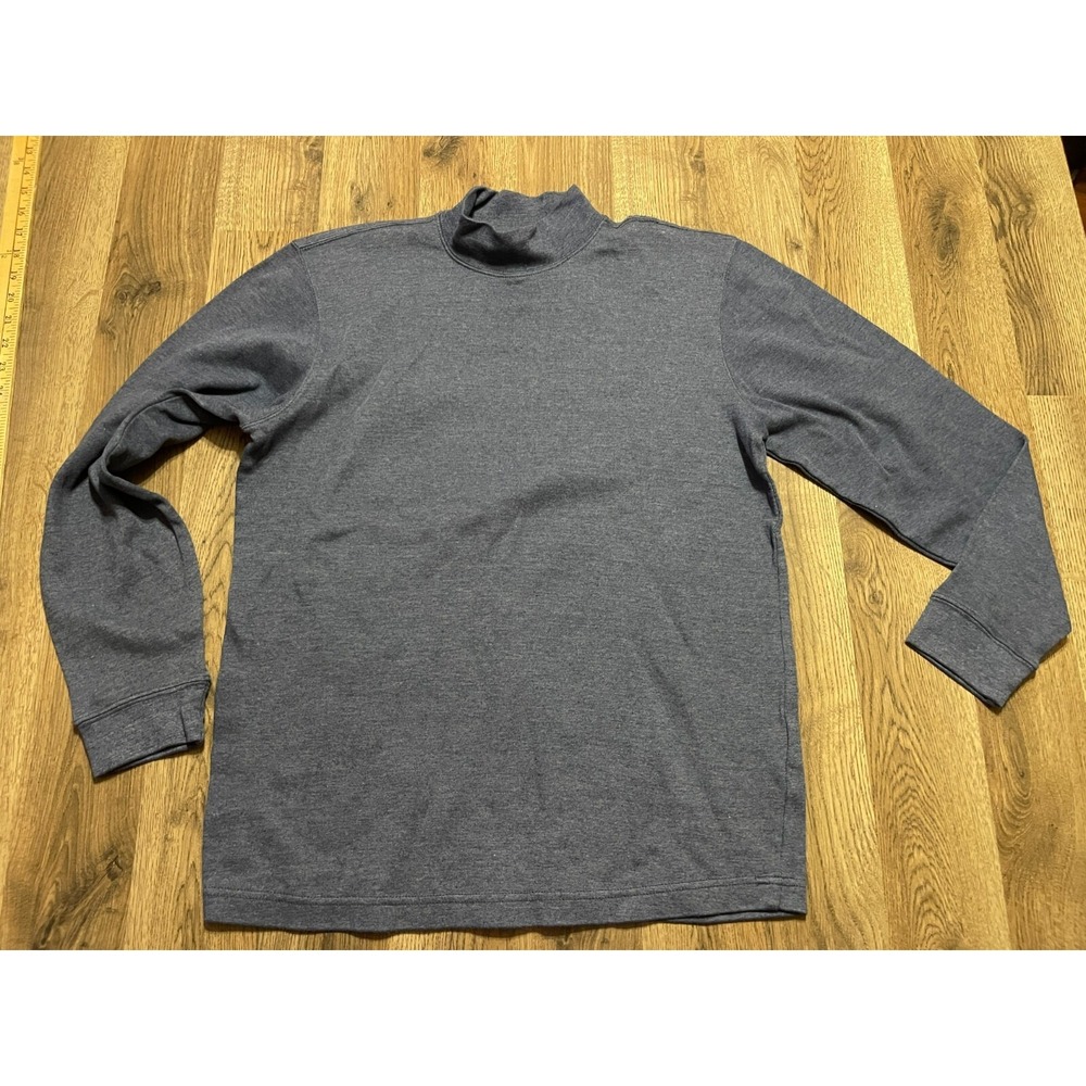 Mountain Lake Sweater, Women's Size Medium, Blue, Turtleneck, Pullover